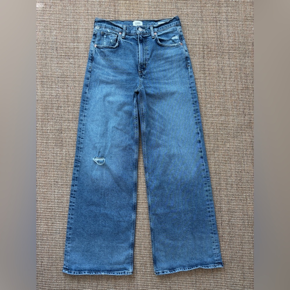 Citizens of Humanity Paloma Wide Leg High Rise Denim Jeans 27 - Picture 3 of 13